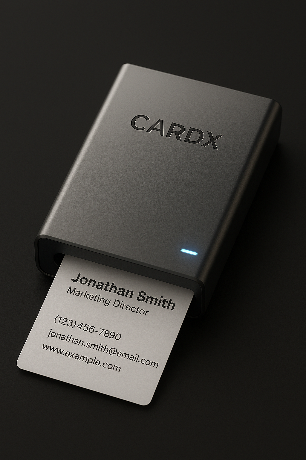 CardX Titanium Business Card Scanner